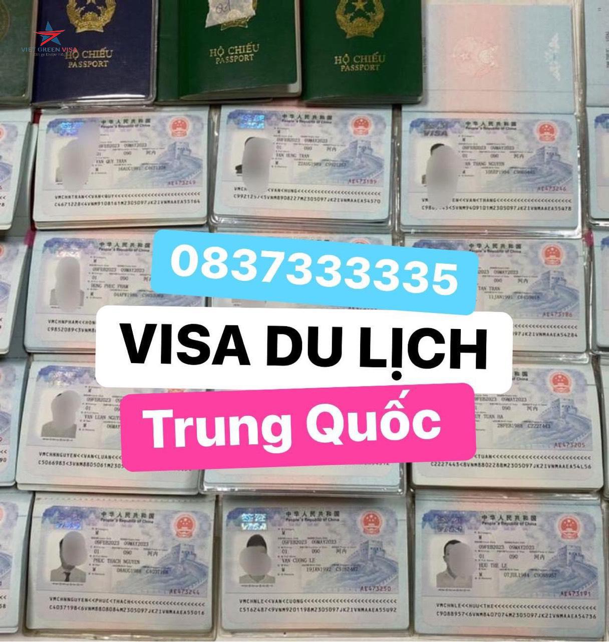 Xin visa Trung Quốc 3 tháng 1 lần đi du lịch hoặc công tác