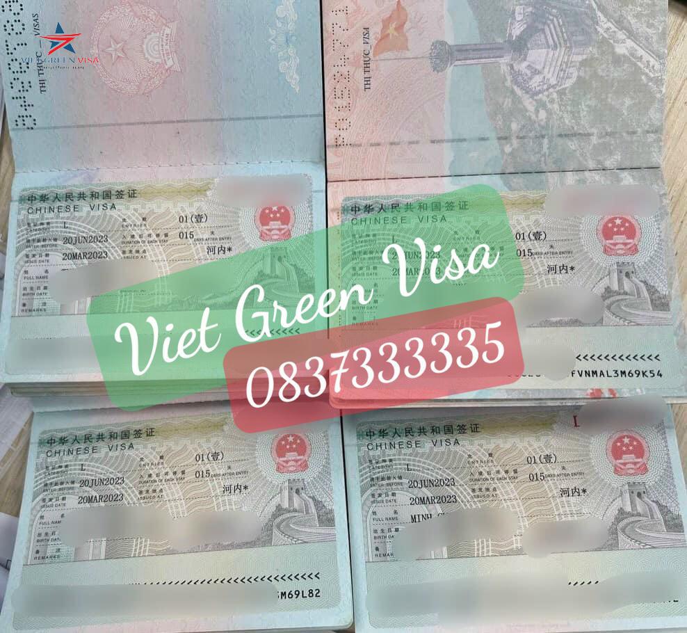 Dịch vụ làm nhanh Visa Trung Quốc 1 ngày, 2 ngày, 3 ngày