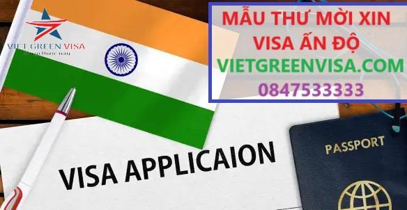 Mẫu Thư mời và hướng dẫn viết thư mời xin visa Ấn Độ