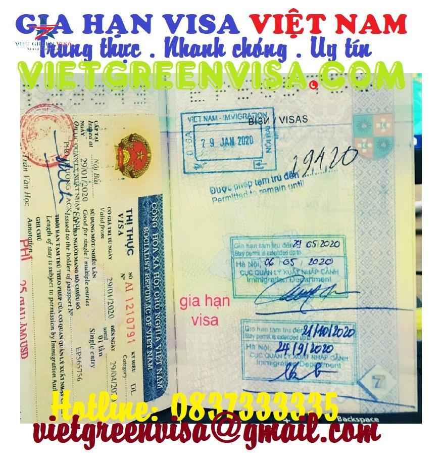 Dịch vụ gia hạn Visa Việt Nam cho người nước ngoài 2025