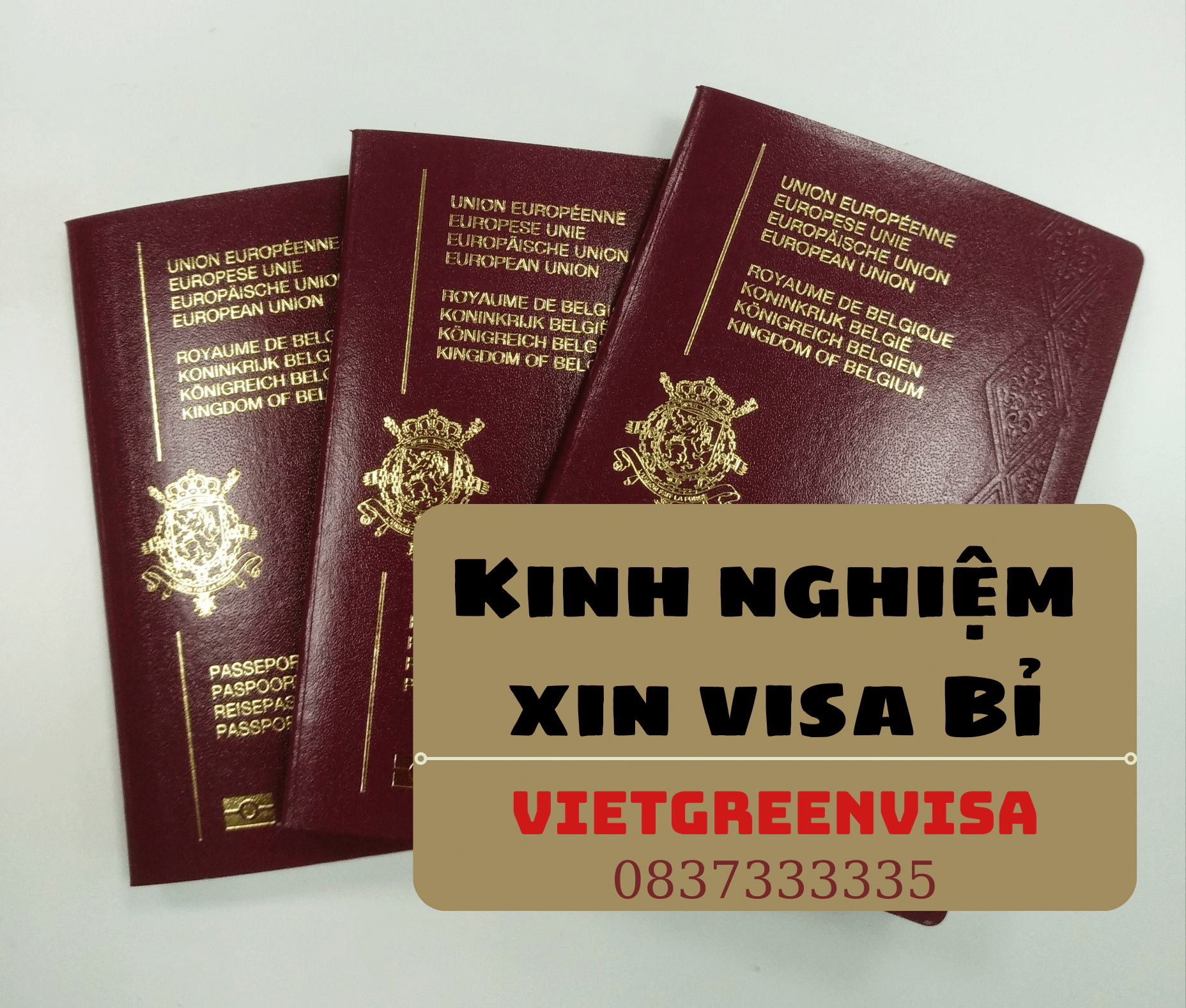 Kinh nghiệm xin visa Bỉ nhanh chóng 