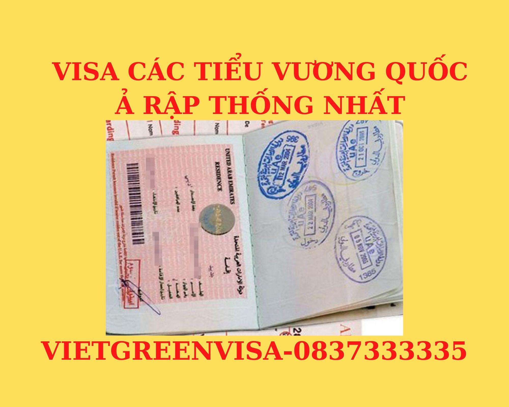 Visa Các Tiểu Vương Quốc Ả Rập Thống Nhất lưu trú 30 ngày 