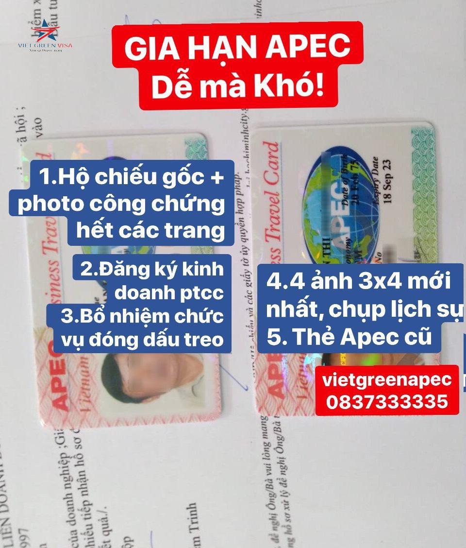 Gia hạn thẻ Apec tại Ninh Thuận, gia hạn thẻ Apec, thẻ Apec, Ninh Thuận, Viet Green Visa