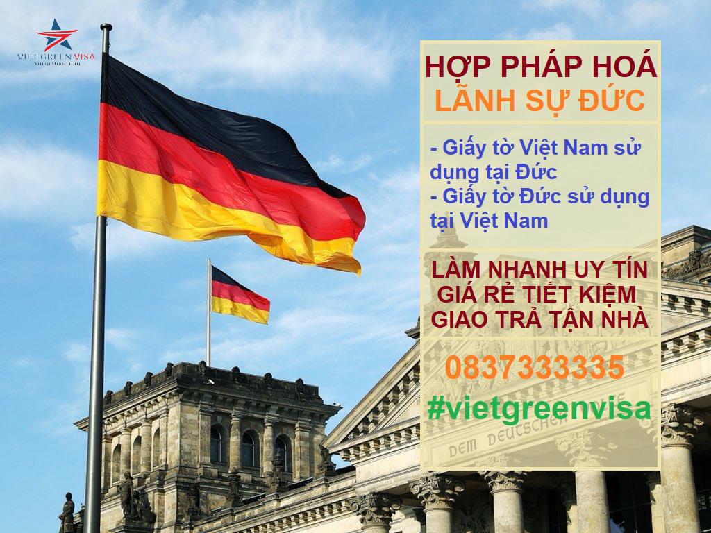 Hợp pháp hoá lãnh sự Đức uy tín tại Viet Green Visa