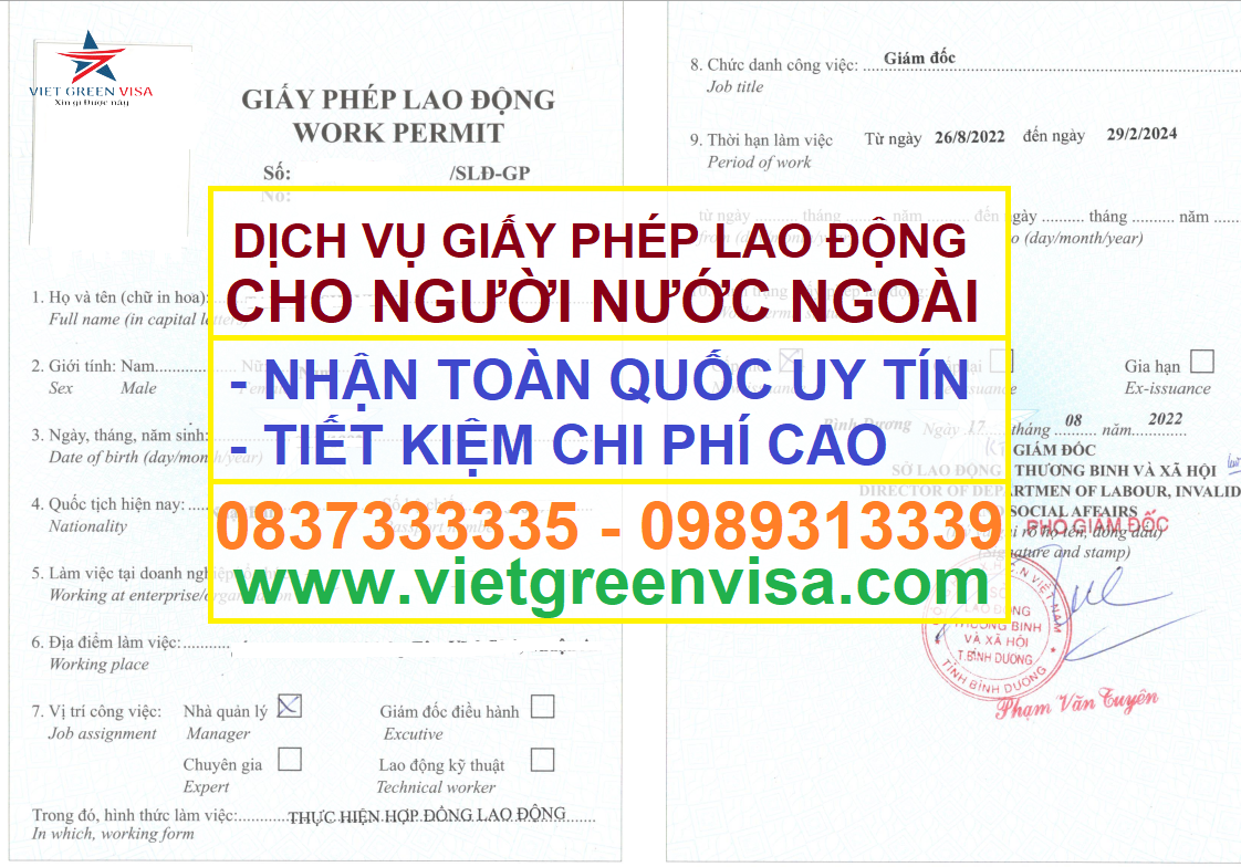 Dịch vụ xin giấy phép lao động cho người Ả Rập Xê Út uy tín