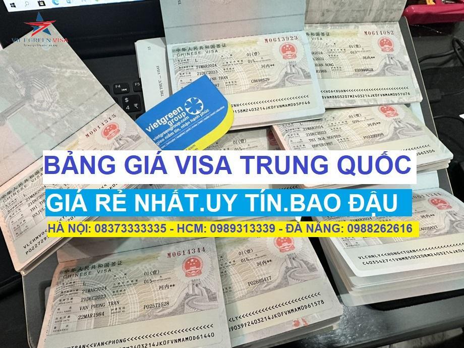Dịch vụ xin visa Trung Quốc tại Hà Nội uy tín