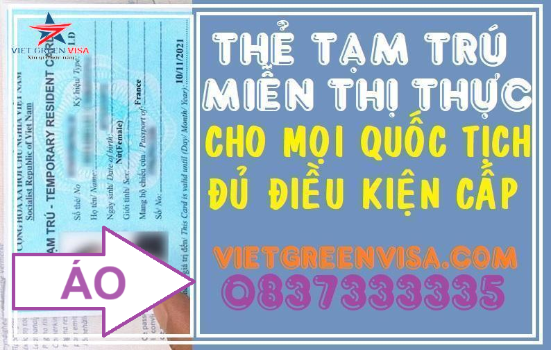 Dịch vụ làm thẻ tạm trú cho người Áo tại Việt Nam