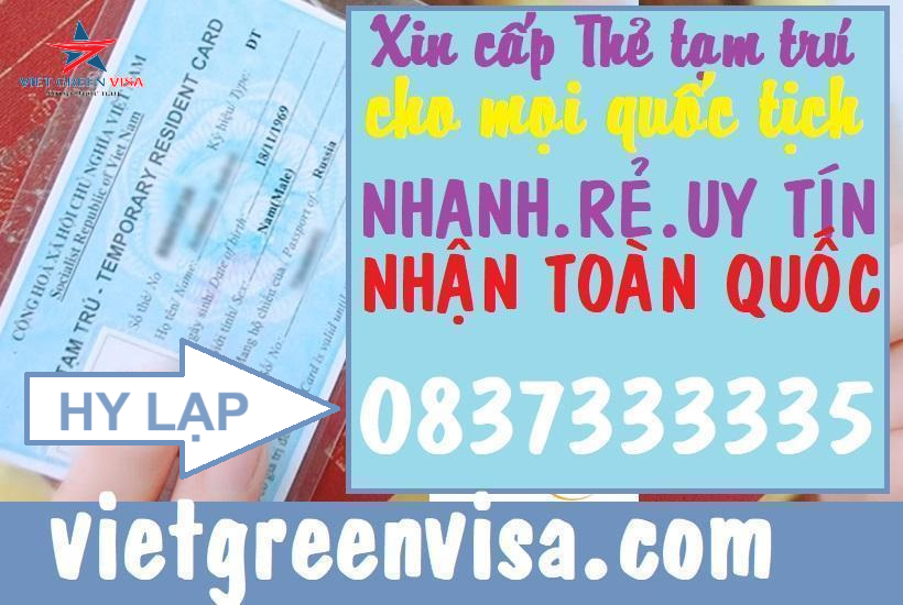 Dịch vụ làm thẻ tạm trú cho người Hy Lạp ở Việt Nam