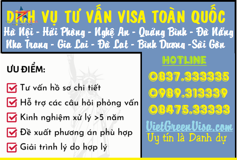 Dịch vụ làm visa tại Bắc Giang chất lượng