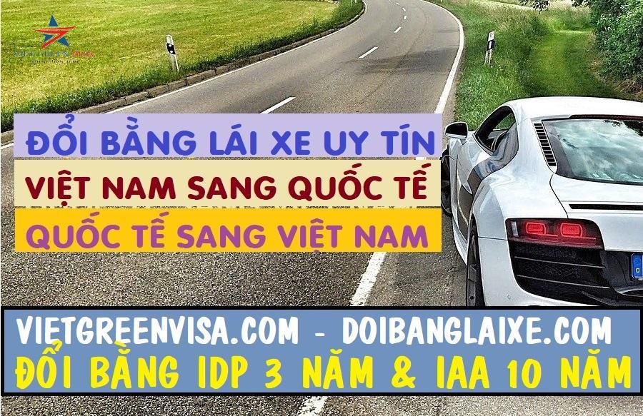 Đổi bằng lái xe quốc tế tại Sóc Trăng, Viet Green Visa, bằng lái xe quốc tế IDP, bằng lái xe quốc tế IAA