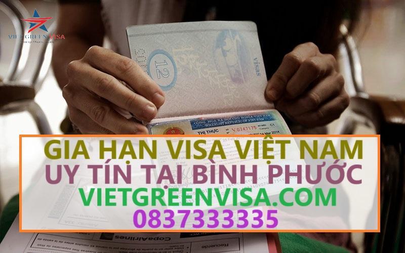 Dịch vụ gia hạn visa Việt Nam tại Bình Phước