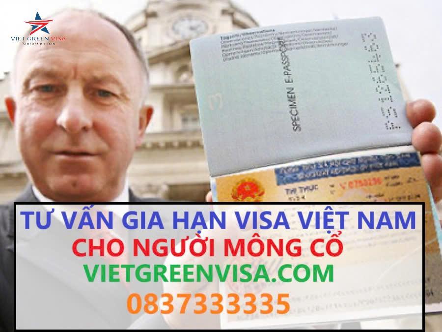 Gia hạn visa Việt Nam cho người Mông Cổ