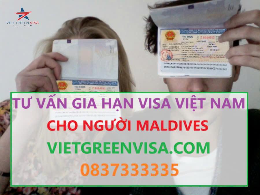 Gia hạn visa Việt Nam cho người Maldives