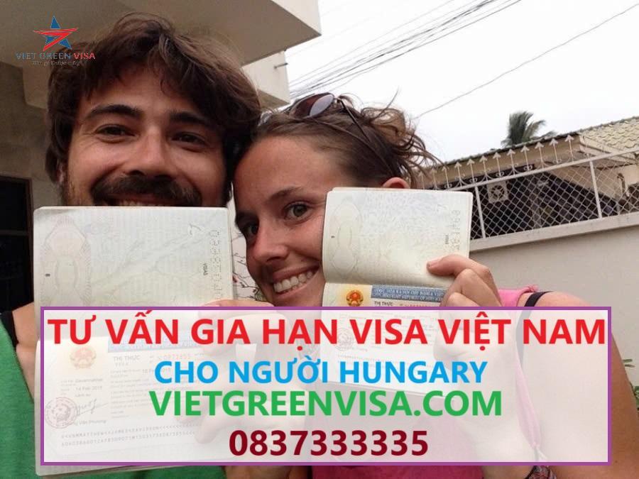 Gia hạn visa Việt Nam cho người Hungary