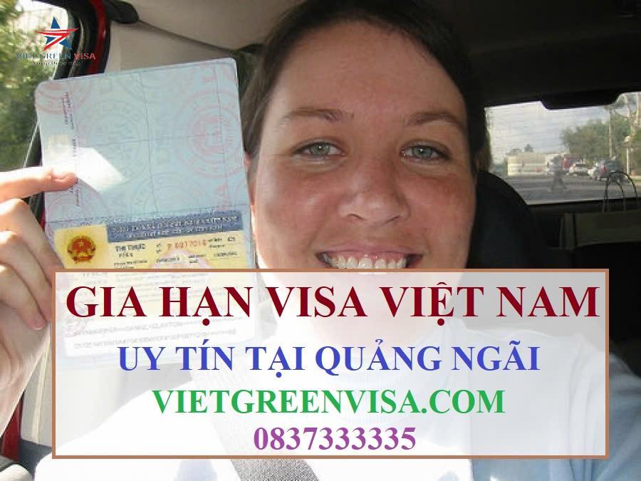 Dịch vụ gia hạn visa Việt Nam tại Quảng Ngãi