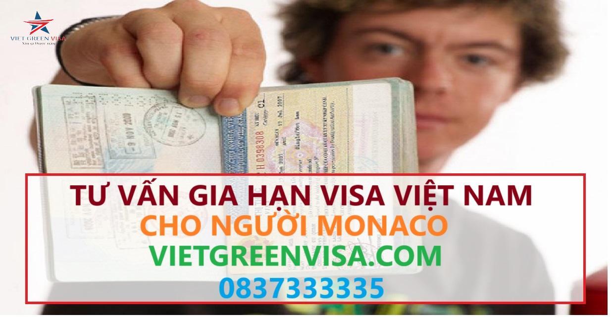 Gia hạn visa Việt Nam cho người Monaco