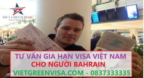 Gia hạn visa Việt Nam cho người Bahrain