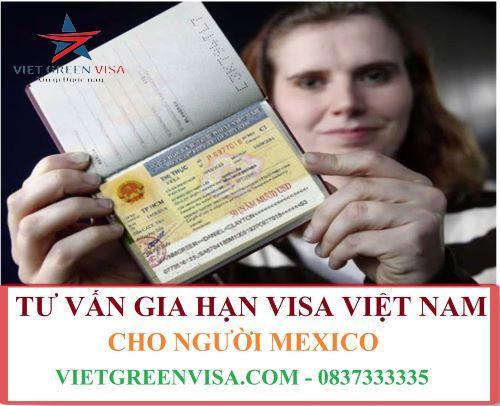 Gia hạn visa Việt Nam cho người Mexico - Viet Green Visa