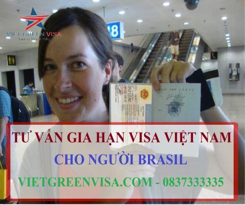 Gia hạn visa Việt Nam cho người Brazil uy tín 