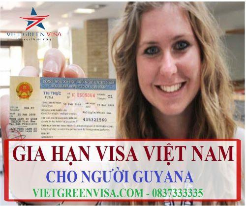 Gia hạn visa Việt Nam cho người Guyana uy tín