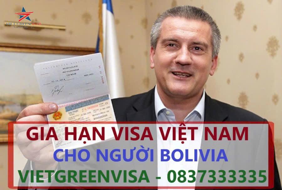 Gia hạn visa Việt Nam cho người Bolivia uy tín 