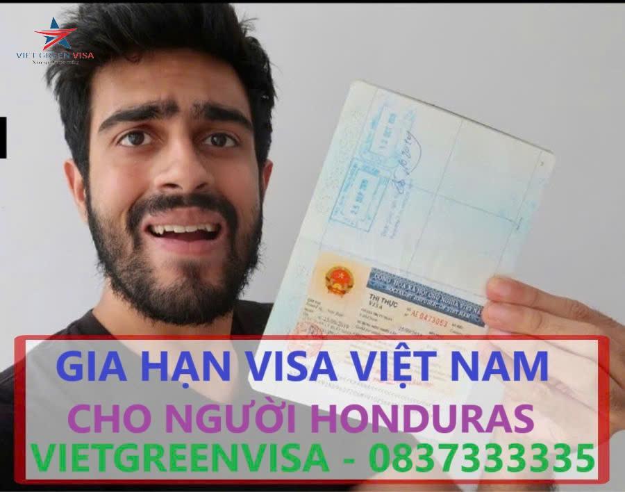 Gia hạn visa Việt Nam cho người Honduras uy tín 