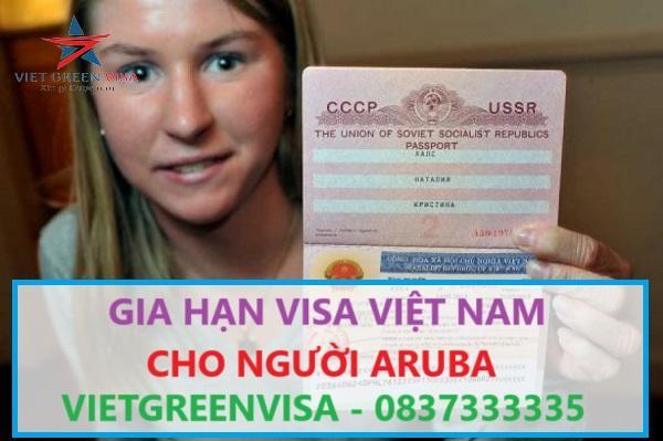 Gia hạn visa Việt Nam cho người Aruba