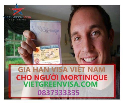 Gia hạn visa Việt Nam cho người Mortinique