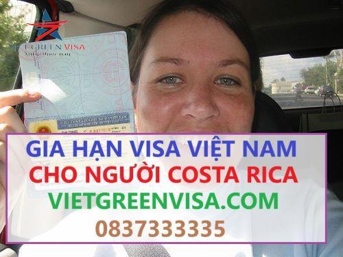 Gia hạn visa Việt Nam cho người Costa Rica