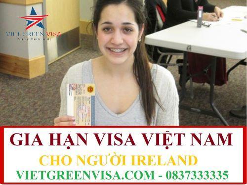 Gia hạn visa Việt Nam cho người Ireland uy tín 