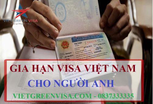 Gia hạn visa Việt Nam cho người Anh uy tín