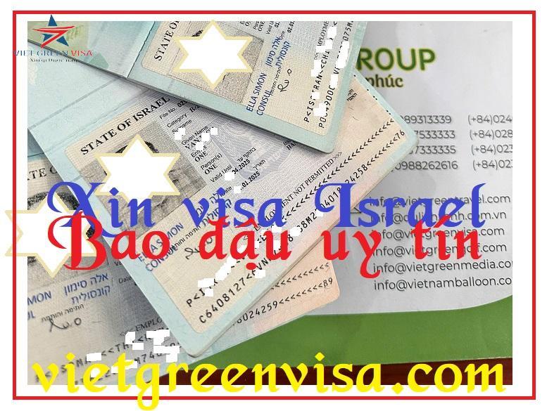 Dịch vụ xin visa Israel B2 bao đậu uy tín