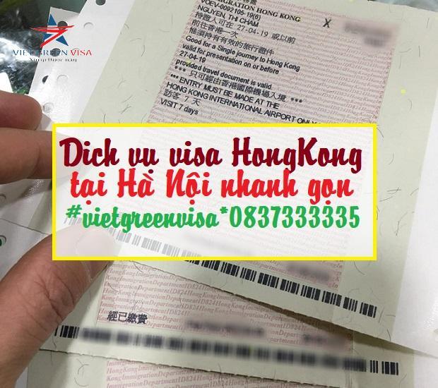 Dịch vụ làm visa Hong Kong tại Hà Nội uy tín nhất