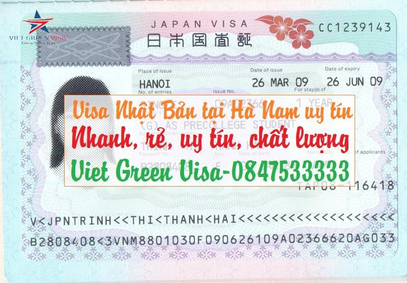 Dịch vụ xin visa Nhật Bản tại Hà Nam an toàn nhất