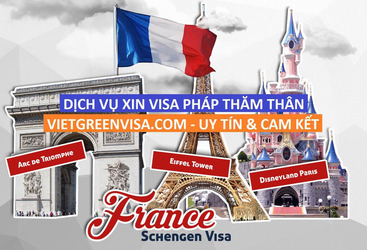 Gói dịch vụ tư vấn visa Pháp thăm thân, hỗ trợ bảo hiểm