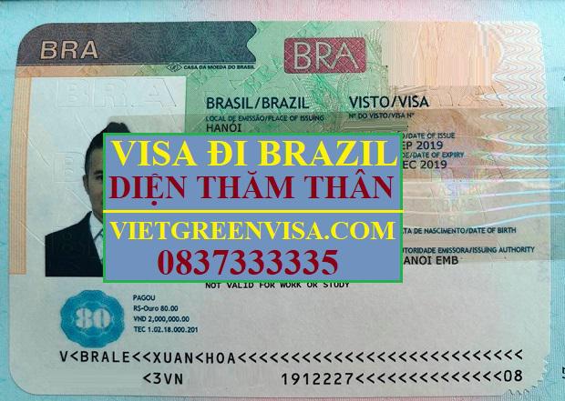 Làm Visa thăm thân Brazil nhanh gọn, giá rẻ