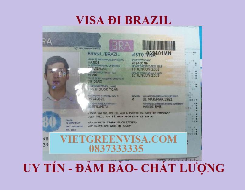 Dịch vụ xin Visa Brazil trọn gói tại Hà Nội, Hồ Chí Minh