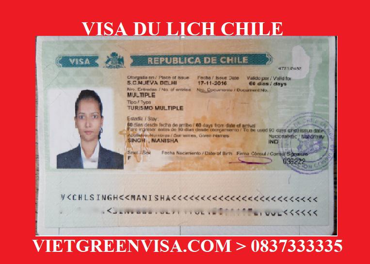 Xin Visa du lịch Chile uy tín, trọn gói