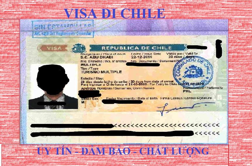 Xin Visa Chile trọn gói tại Hà Nội, Hồ Chí Minh