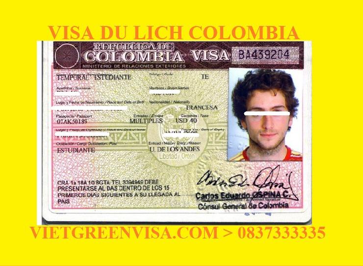 Dịch vụ xin Visa du lịch Colombia uy tín, trọn gói