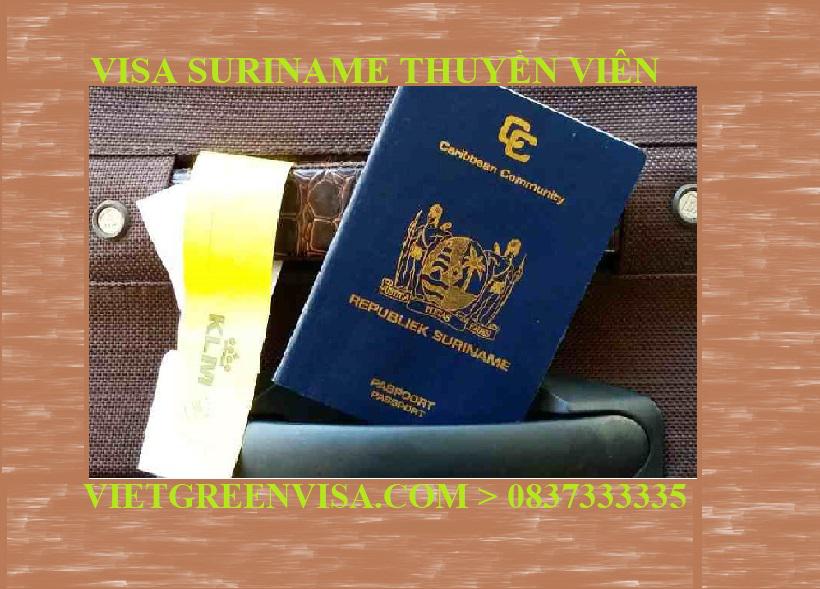 Dịch vụ Visa thuyền viên đi Suriname Nhận tàu, Lái tàu