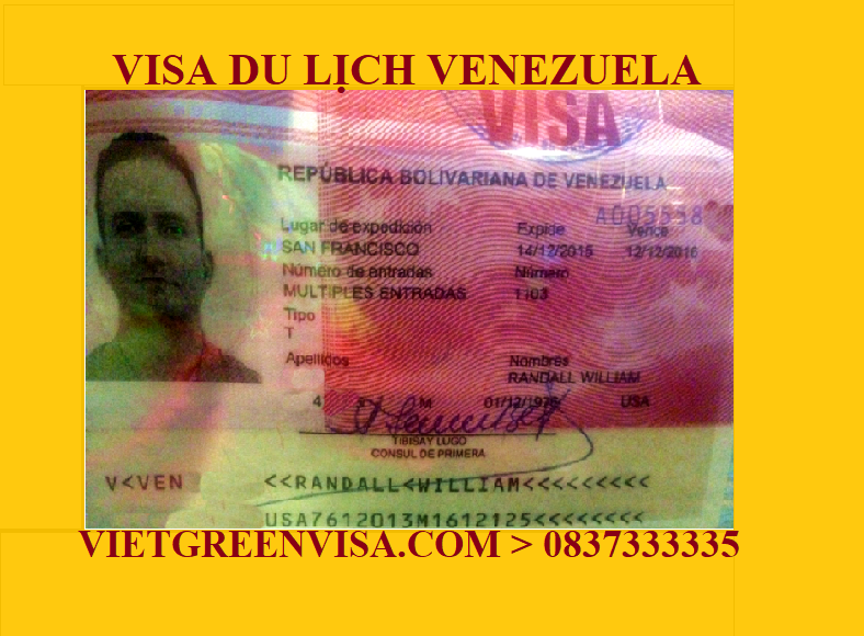 Xin Visa du lịch Venezuela uy tín, trọn gói
