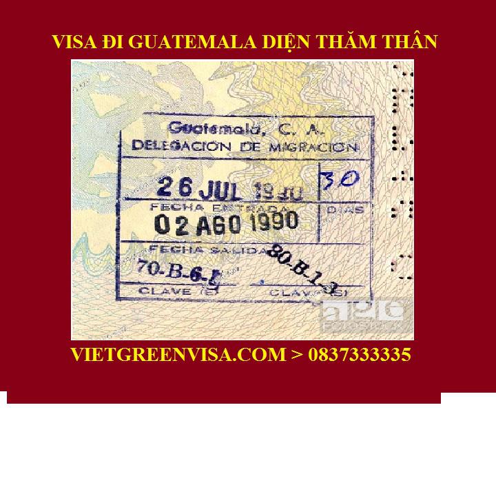 Dịch vụ xin Visa Guatemala thăm thân nhanh gọn, uy tín