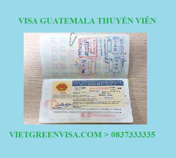 Dịch vụ Visa thuyền viên đi Guatemala 