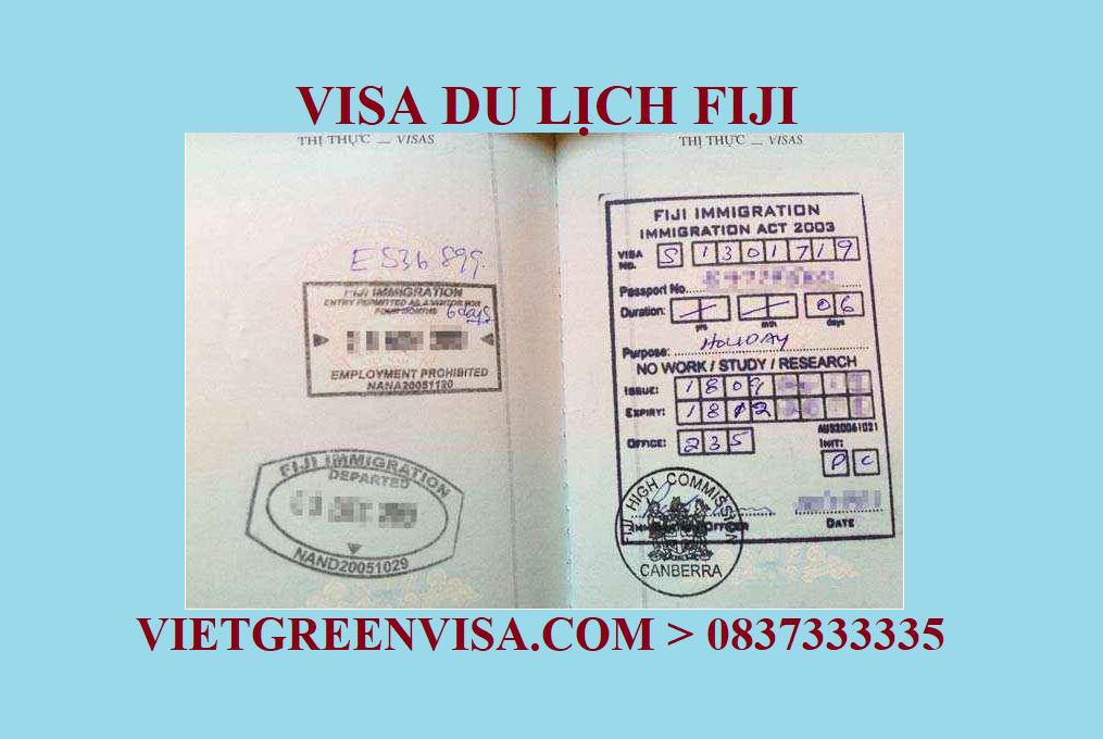 Xin Visa du lịch Fiji uy tín, trọn gói, nhanh chóng