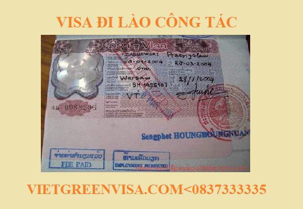 Xin Visa Lào công tác uy tín, giá rẻ, nhanh gọn