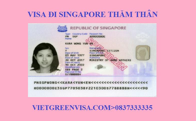 Làm Visa Singapore thăm thân, nhanh gọn, giá rẻ
