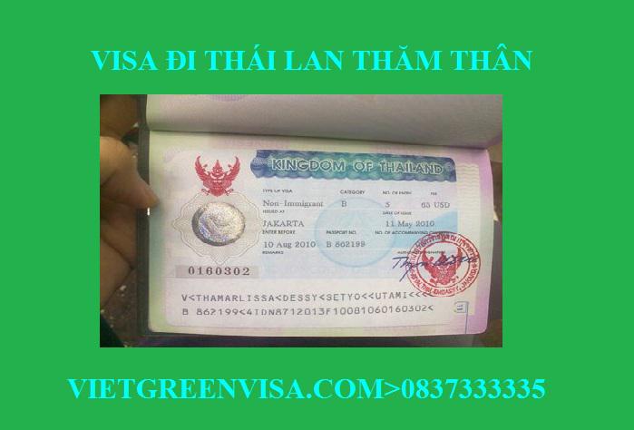 Dịch vụ Visa Thái Lan thăm thân, nhanh gọn, giá rẻ