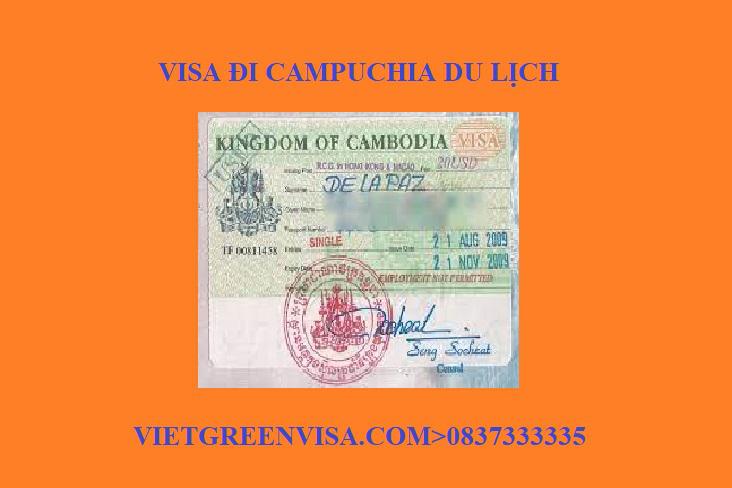 Làm Visa du lịch Campuchia uy tín, trọn gói