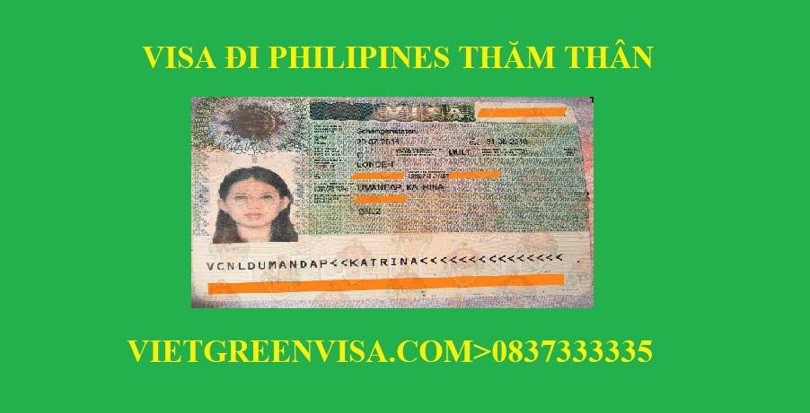 Xin Visa Philipines thăm thân, nhanh gọn, giá rẻ